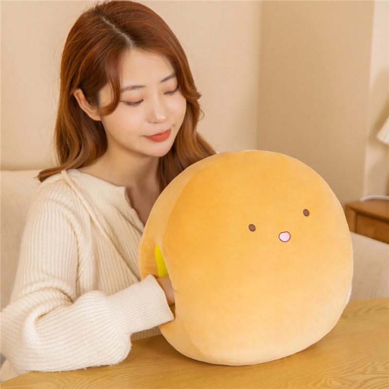 Главная Подушка Подушка Украшения Милый Мультфильм Креативный Осьминог Шарики Веселая Плюшевая Кукла Игрушка Спящая Удобная Подушка Женская