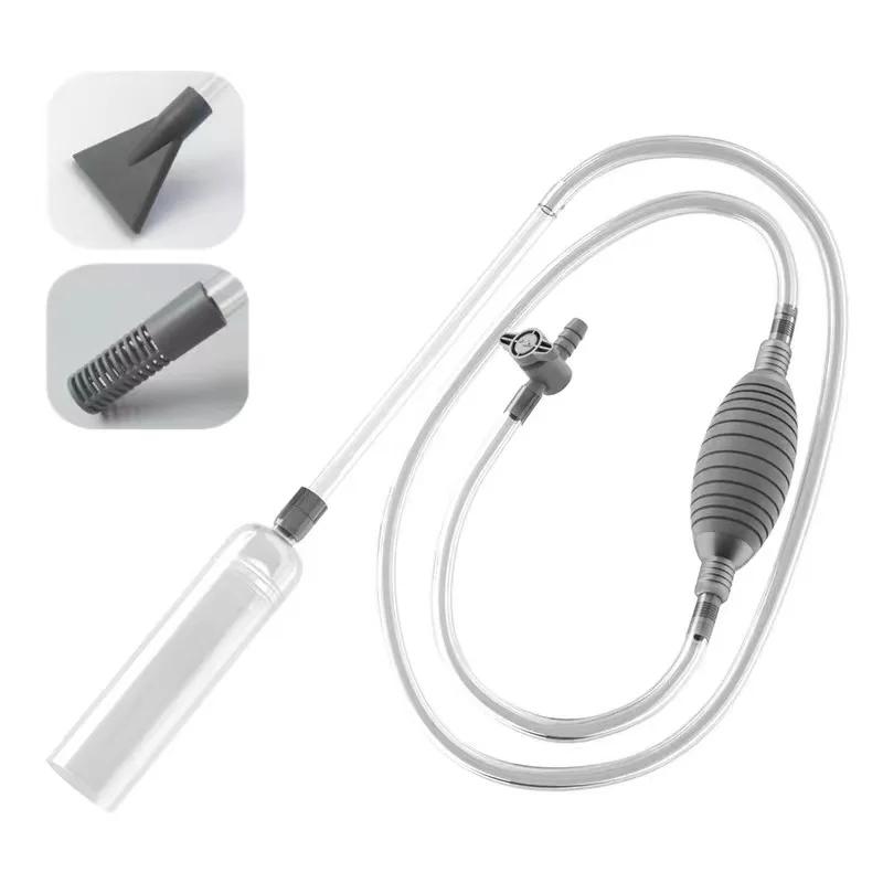 1 Pcs Aquarium Manual Water Changer Fish Tank Cleaning Tools Handheld Aquarium Cleaner Vacuum Siphon Pump Pet Products