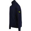 STONE ISLAND Свитер Логотип Нашивка Пуговица Приталенный Длинный рукав Вязаный Детские свитеры Черный 7916503Z1-V0029