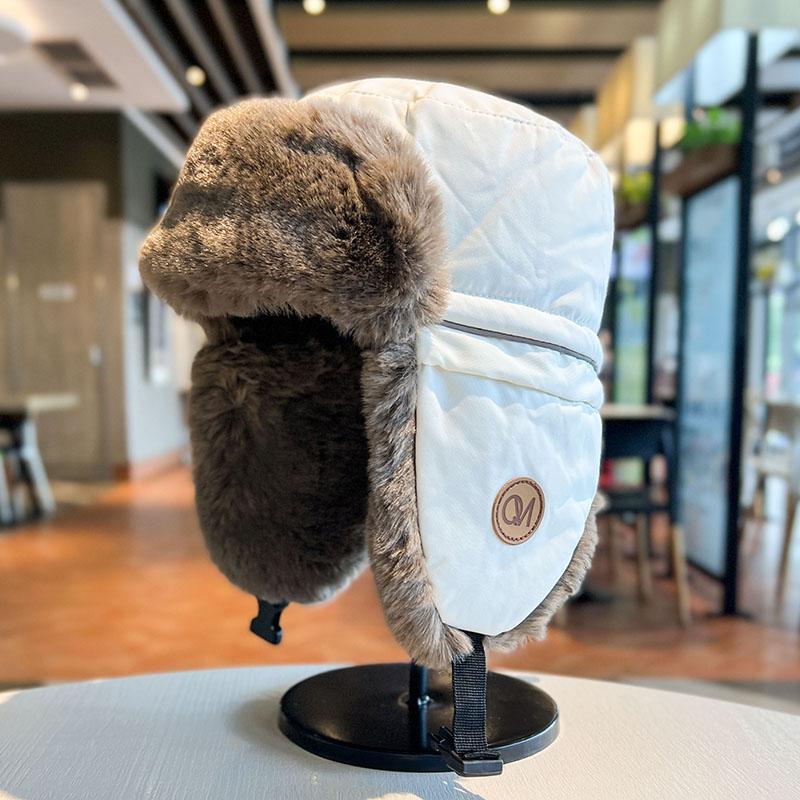 Lei Feng hat, men's and women's Northeast thickened velvet cold-proof cotton hat, electric cycling hat, outdoor skiing plush ear protection hat