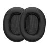 Kwmobile 2x Headphone Cover Compatible with Sony ULT WEAR Replacement Ear Pads Cushion PU Leather Black -