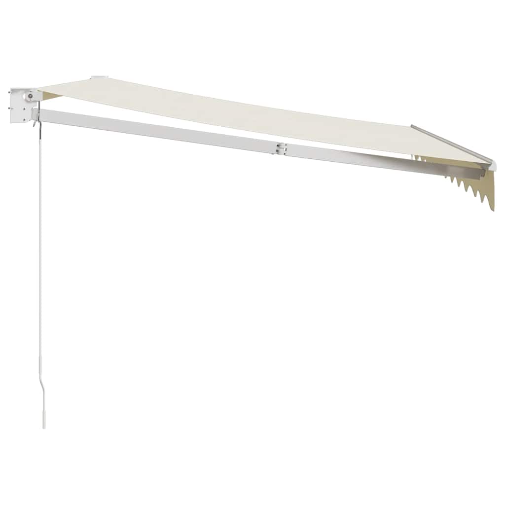 Retractable Cream Awnings 3x2.5 m Fabric and Aluminum