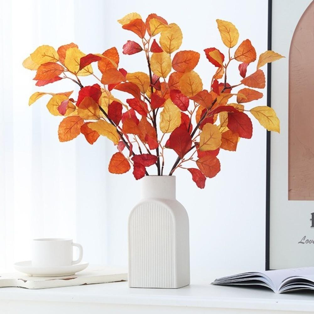 Floral Simulation Silk Beech Leaf 98cm Green Plants Leaves Living Room