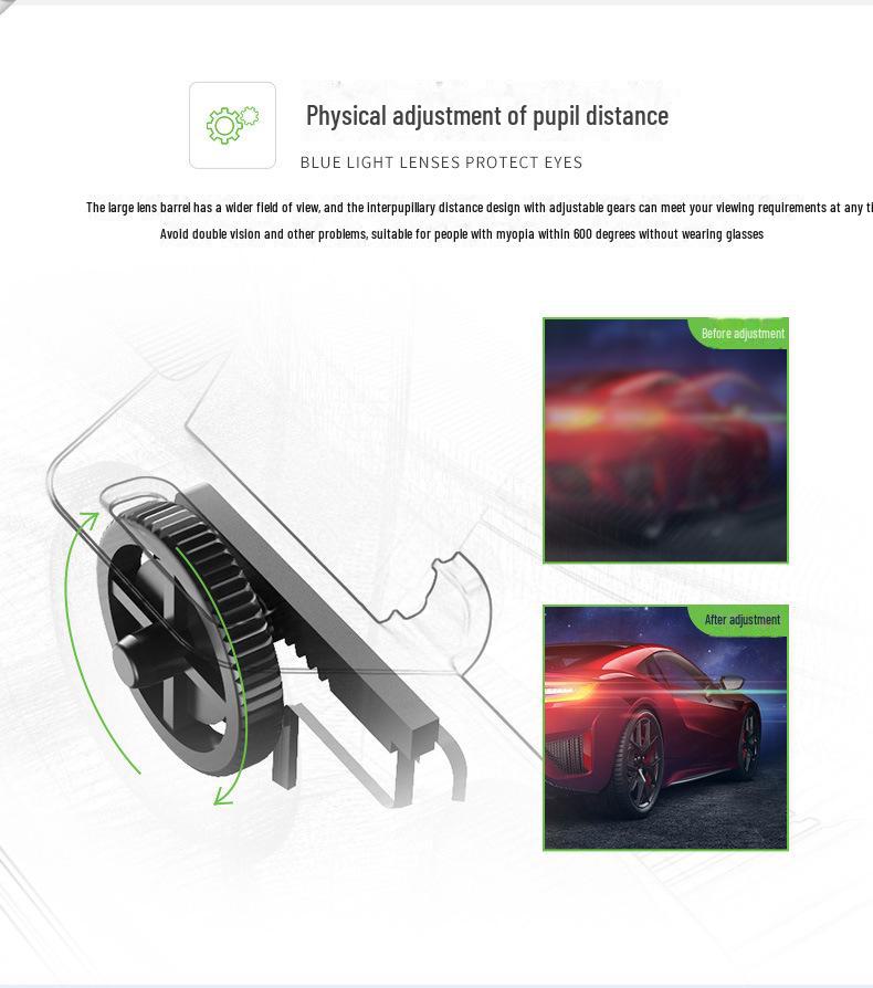 Новые очки виртуальной реальности Fantasy Magic Mirror: Шлем виртуальной реальности 3D с защитой глаз