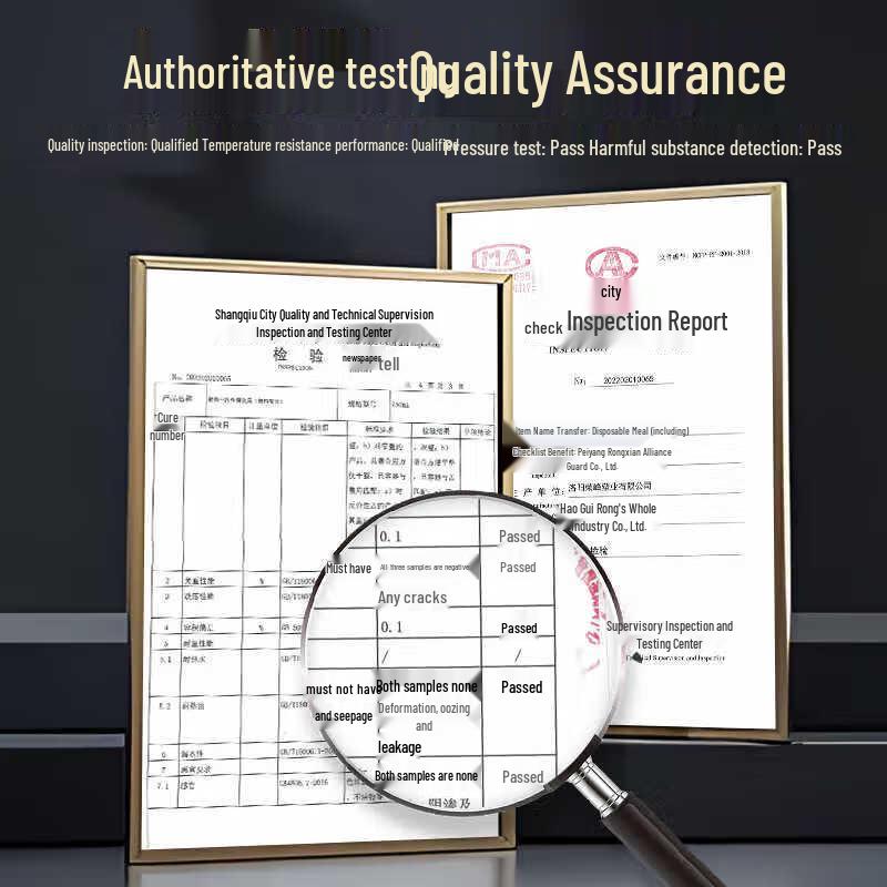 Jiemengzhe 1500ML Round Disposable Food Container