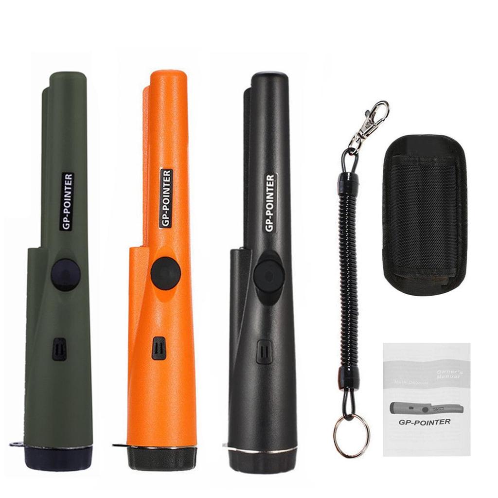 Handheld Metal Detector Pinpointer with Precise Positioning - Orange, Green, Black for Security Inspections