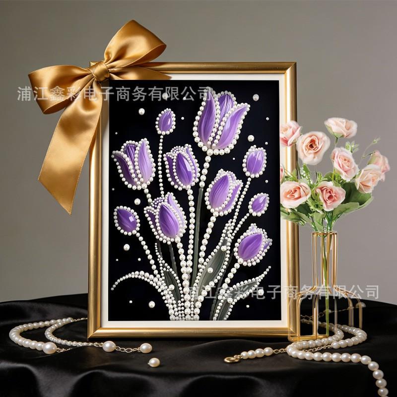 30x40CM Pearl Painting DIY Kit Modern Unframed Wall Art Home Decor