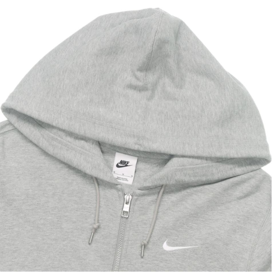 Nike Solid Color Pocket Zip Hoodie Men Hoodie Grey 521574-063