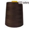 402 High-Speed Polyester Sewing Thread, 8000 Yards, Black & White for Industrial Sewing Machines