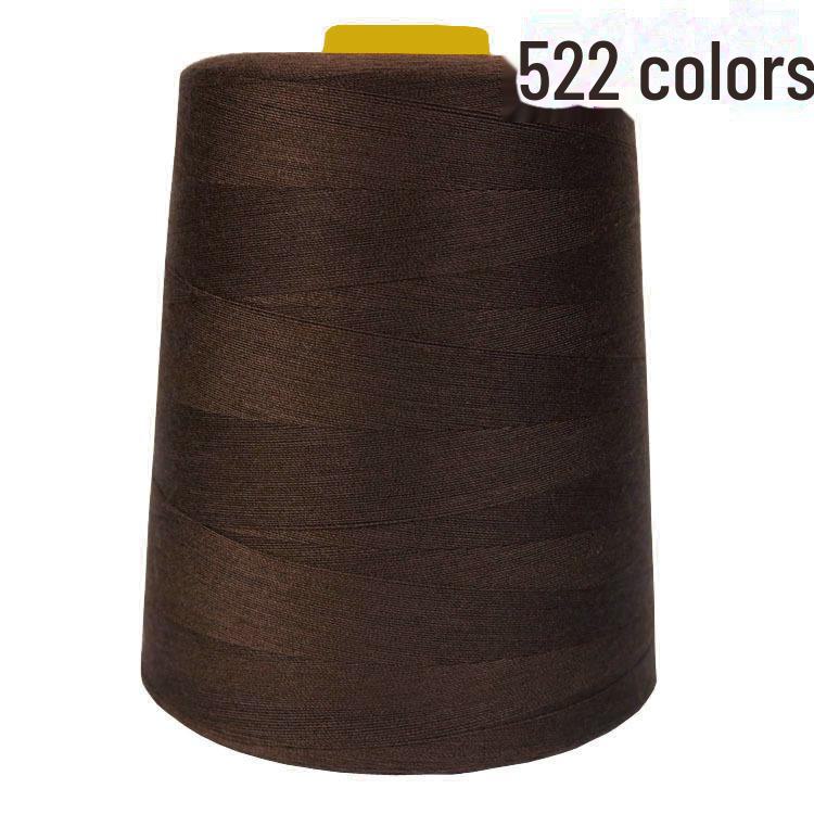 402 High-Speed Polyester Sewing Thread, 8000 Yards, Black & White for Industrial Sewing Machines