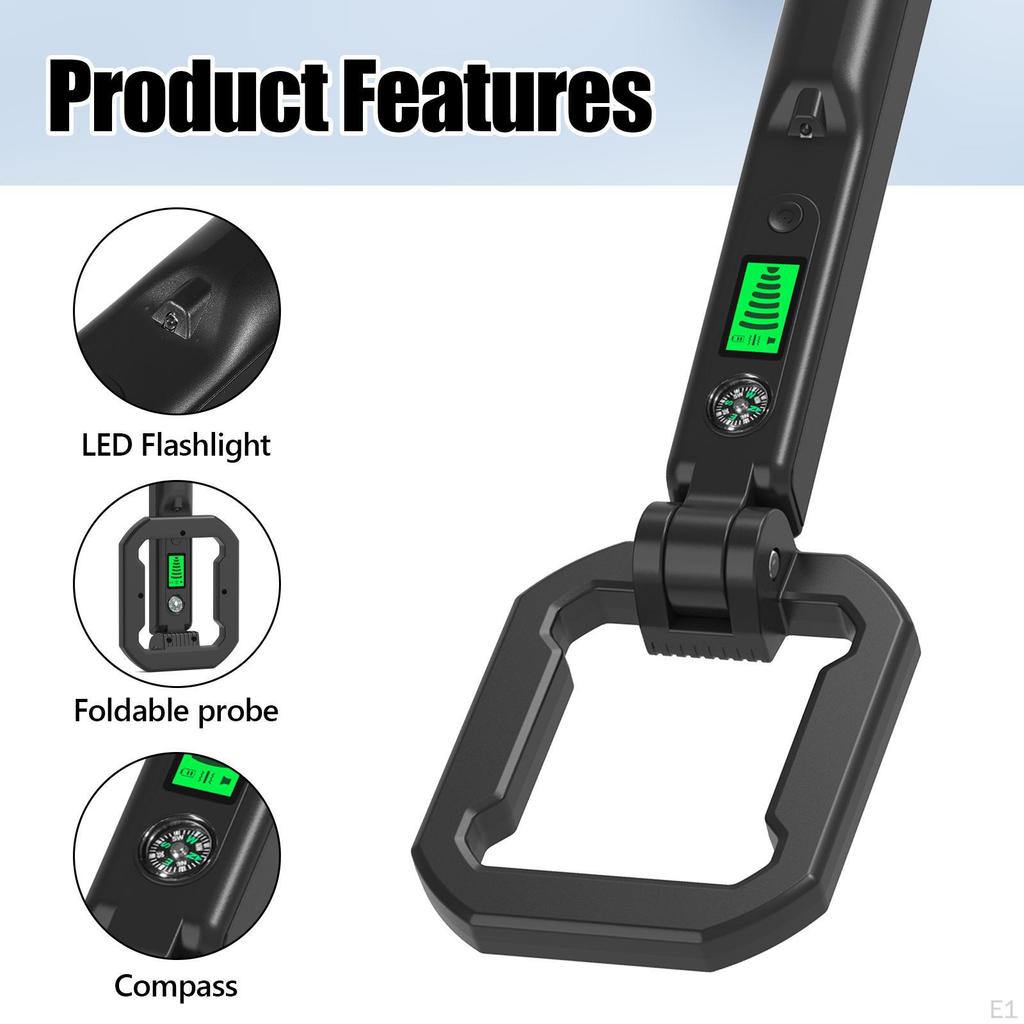 Handheld Lightweight Sturdy Treasure Compact Professional Security for Outdoor