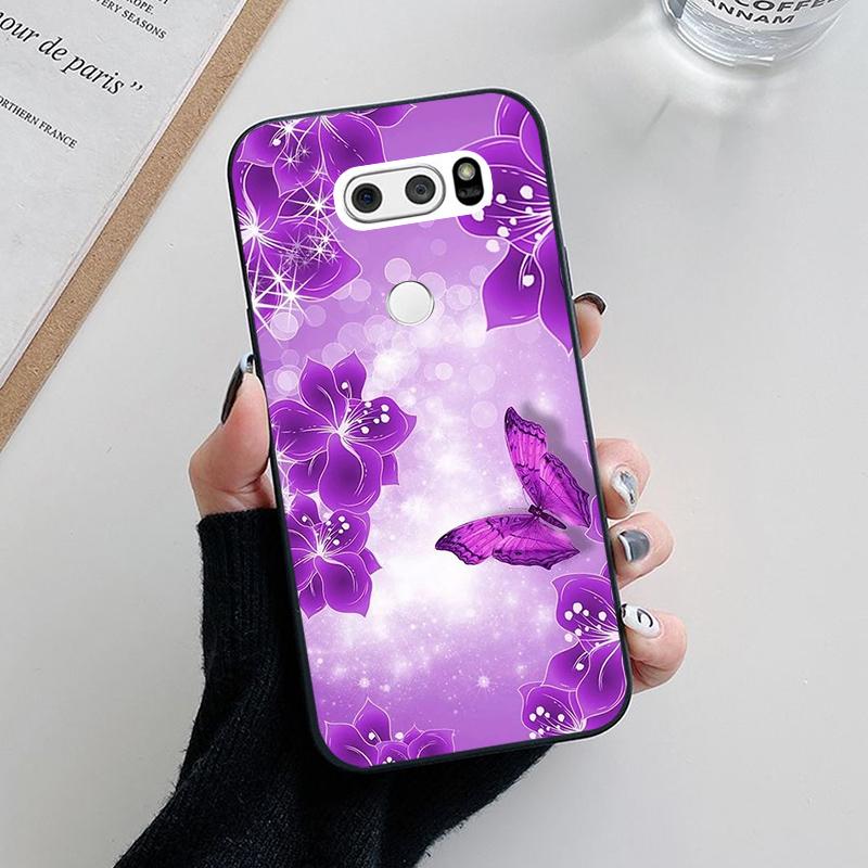For LG V30 Plus Phone Case Lovely Panda Cartoon Painting Soft Siliocne Coque For LG V40 Thinq Cover Bumper for LG V30S V35 Thinq