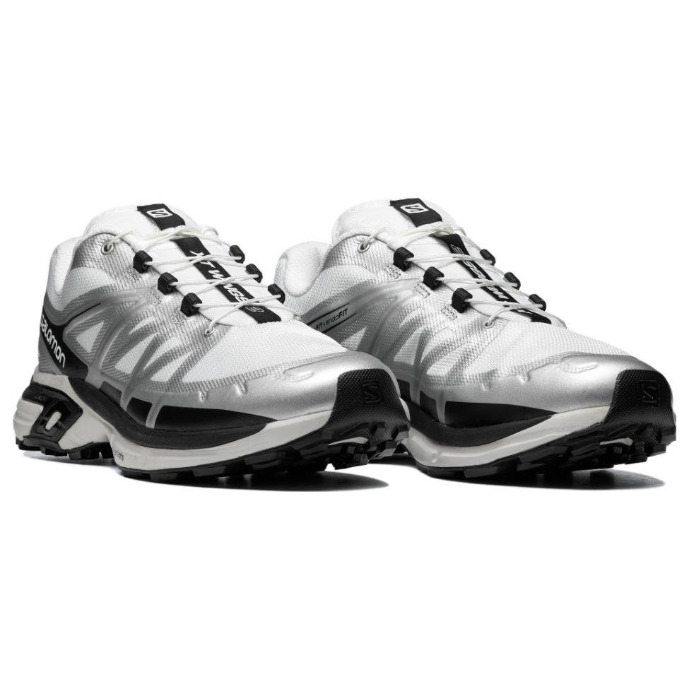 SALOMON XT Wings 2 Универсальные Устойчивые к истиранию Дышащие Низкие уличные ботинки Унисекс Белый Черный L47135600