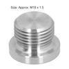 Oxygen Sensor Plug O2 Oxygen Sensor Plug M18x1.5 High Strength Stainless Steel Fitting Universal