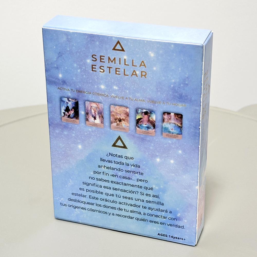 Колода Оракулов Звездного Семени на испанском языке 10,4*7,3 см 53 шт. Карты Оракула