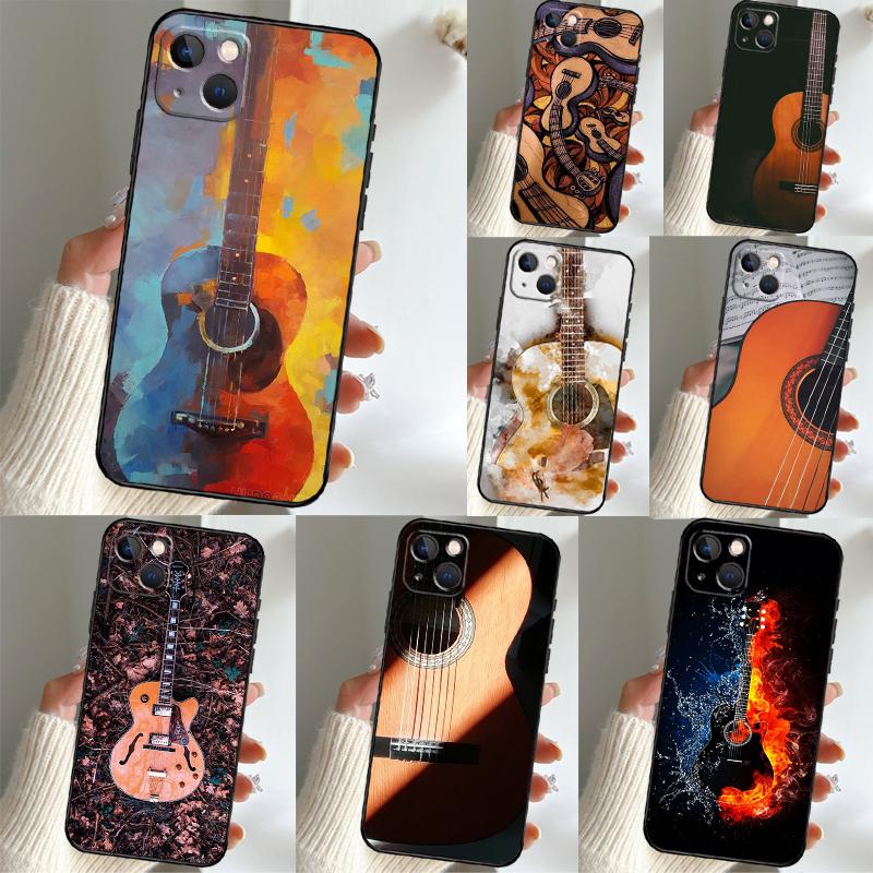 Guitar Music Case For Honor Magic 5 6 7 Pro Honor 90 70 50 200 400 Lite X9b X9a X8b X8a X8 X9 X9c Cover