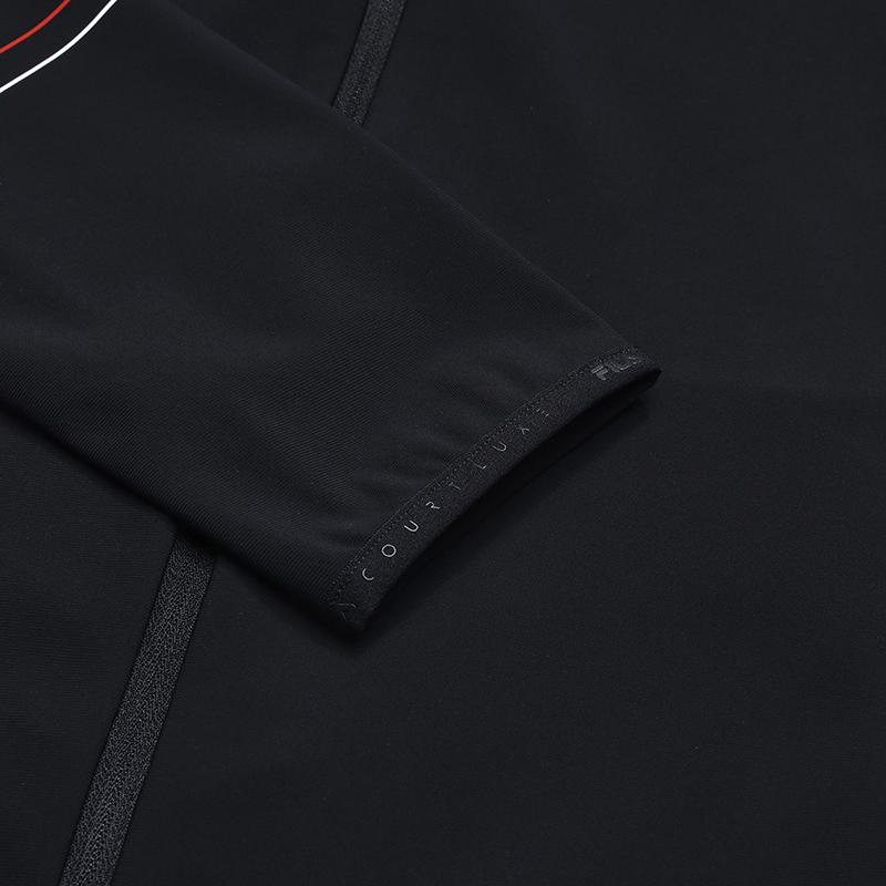 Fila Теннис Атлетика Мода Простой Повседневный Спорт Удобная Вязаная Дышащая Куртка с Капюшоном Женские Куртки A61W533501F-NV