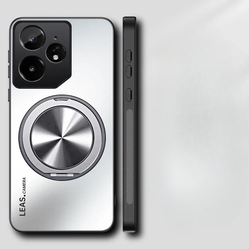 Чехол для Realme Neo 7 GT7 Pro GT 6T Neo 6 SE Luxury AG Matte Ring Магнитная задняя крышка для Realme Neo7 GT 7Pro Противоударный бампер