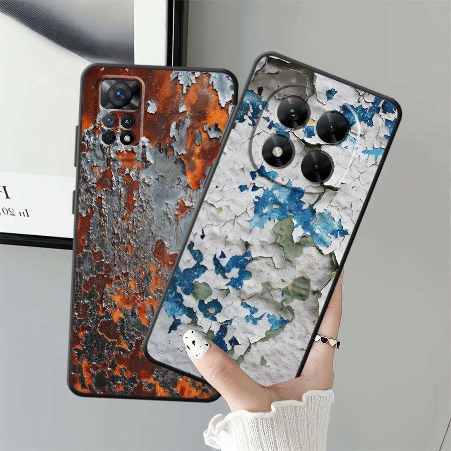 Чехол для Xiaomi Redmi Note 9s 11S 10 9 8 Pro 12S 10S 11 13 12 Pro Plus Funda Чехол для телефона Арт Ржавчина
