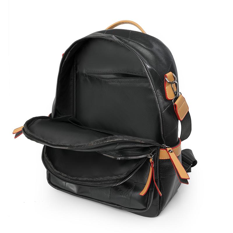 Женский рюкзак с цветными блоками, многофункциональная сумка через плечо, многоцелевой дорожный рюкзак