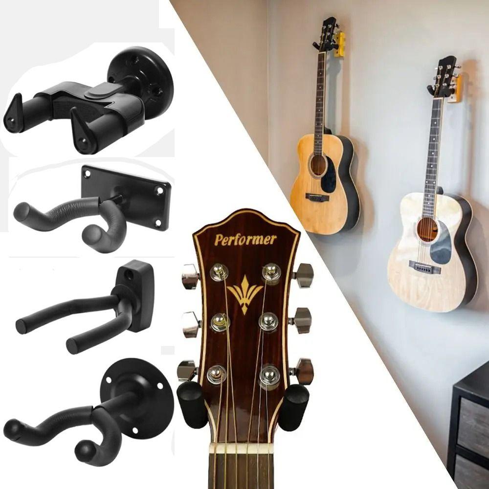 Non-slip Musical Instruments Hook Wall Mount Guitar Display Rack Electric Guitar Violin Ukulele