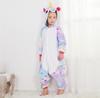 Girls Boys Cartoon Onesies Kids Children Cute Unicorn Animal Pajamas Kigurumi Cosplay Costumes For Christmas Halloween Party