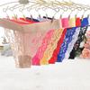 Sexy Women Underwear Buttons Embroidery Lace See-Through G-String Thong Panties