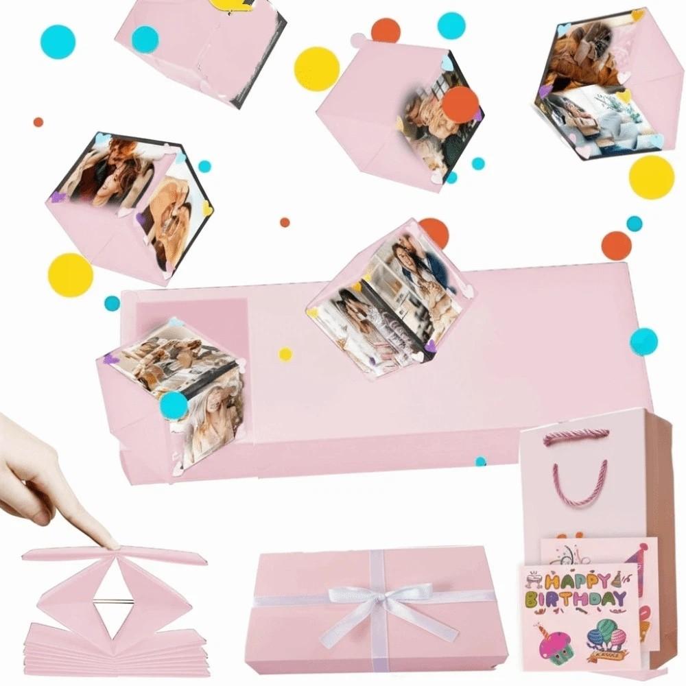 Romantic Surprise Jumping Gift Box Preassembled Handmade Red Envelope Gift Box Decorative Memorable Valentine's Day Gift Box