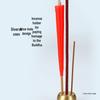 Zen Brass Multi-Hole Tibetan Incense Holder - Ash-Free Mini Tray