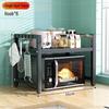 Adjustable Carbon Steel Kitchen Microwave and Oven Rack