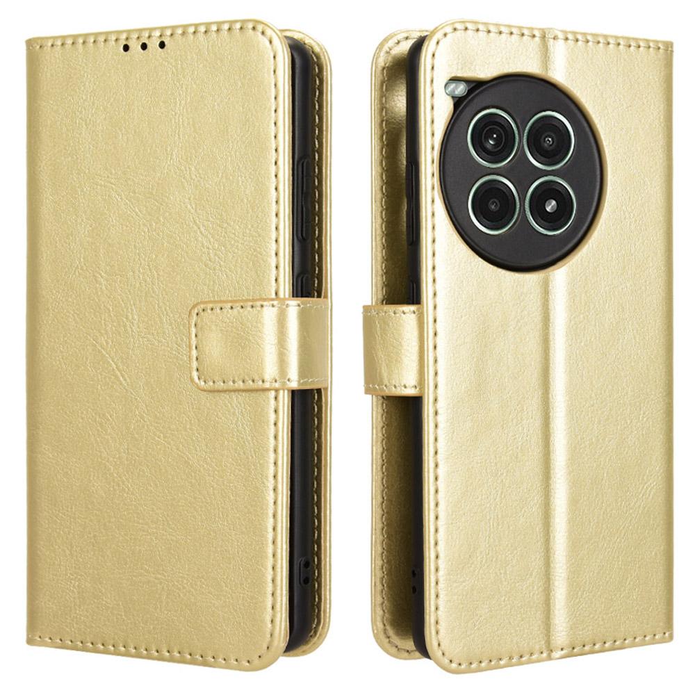 Для OnePlus Ace 3 Pro 5G Чехол-кошелек Кожаный чехол для телефона Текстура Crazy Horse