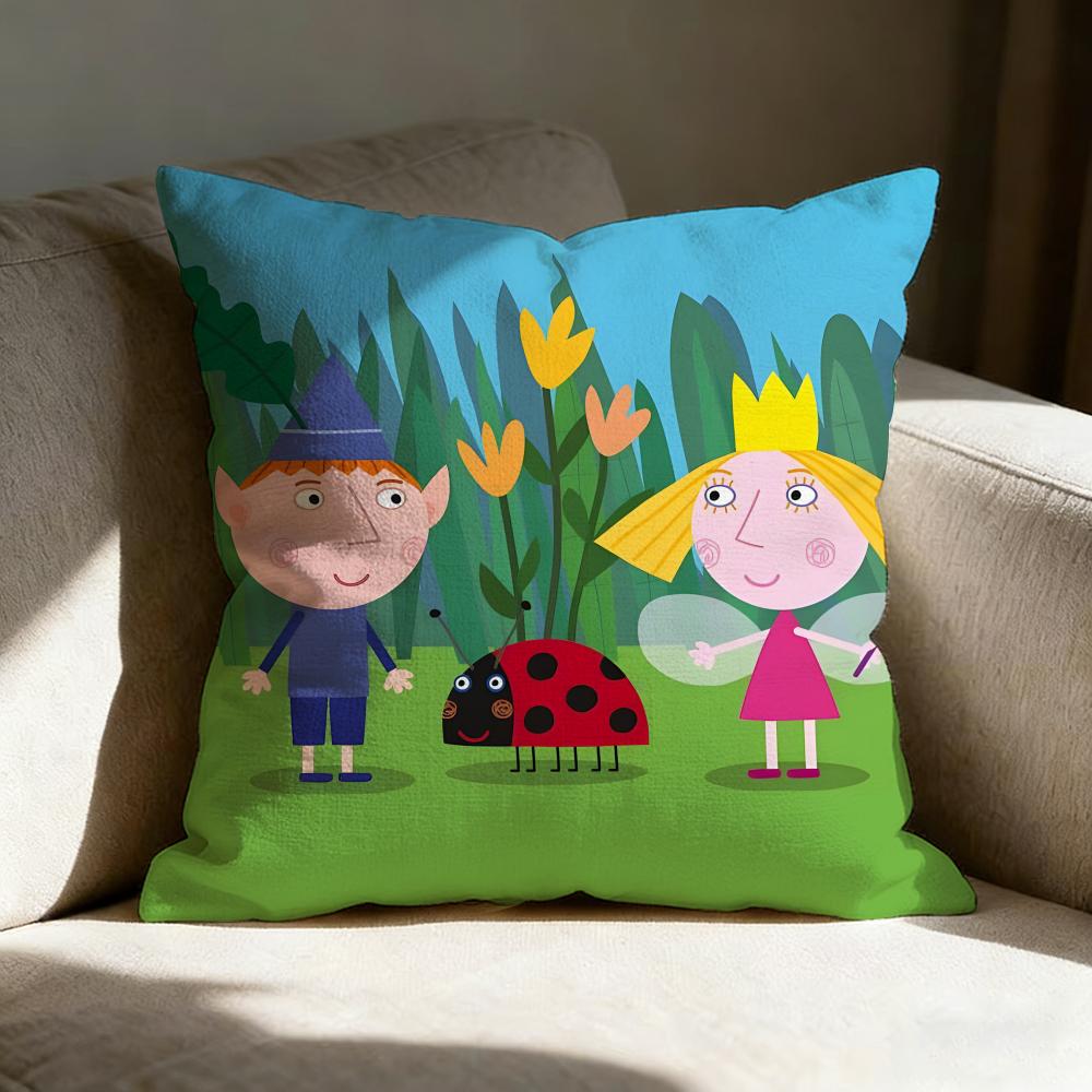 Ben And Hollys Little Kingdom Pillow Case Pillowcase Doublesided Printed Sofa Cushion Bedroom Headboard Pillow