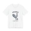 France Rooster Soccer Tee | World Cup Match Day, Flag Colors