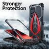 Металлический доспех Luphie для Samsung Galaxy S23 Ultra S22 Ulra, чехол в стиле милитари, противоударный резиновый, полный прочный чехол для iphone 15, 14, 13, 12, 11 Pro Max