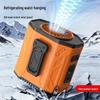 Portable Waist-Hanging Fan with Flashlight & SOS - Outdoor Construction Cooling Tool with Stand