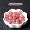9A Натуральные персиково-розовые бусины из яшмы Яньюань для DIY украшений и браслетов