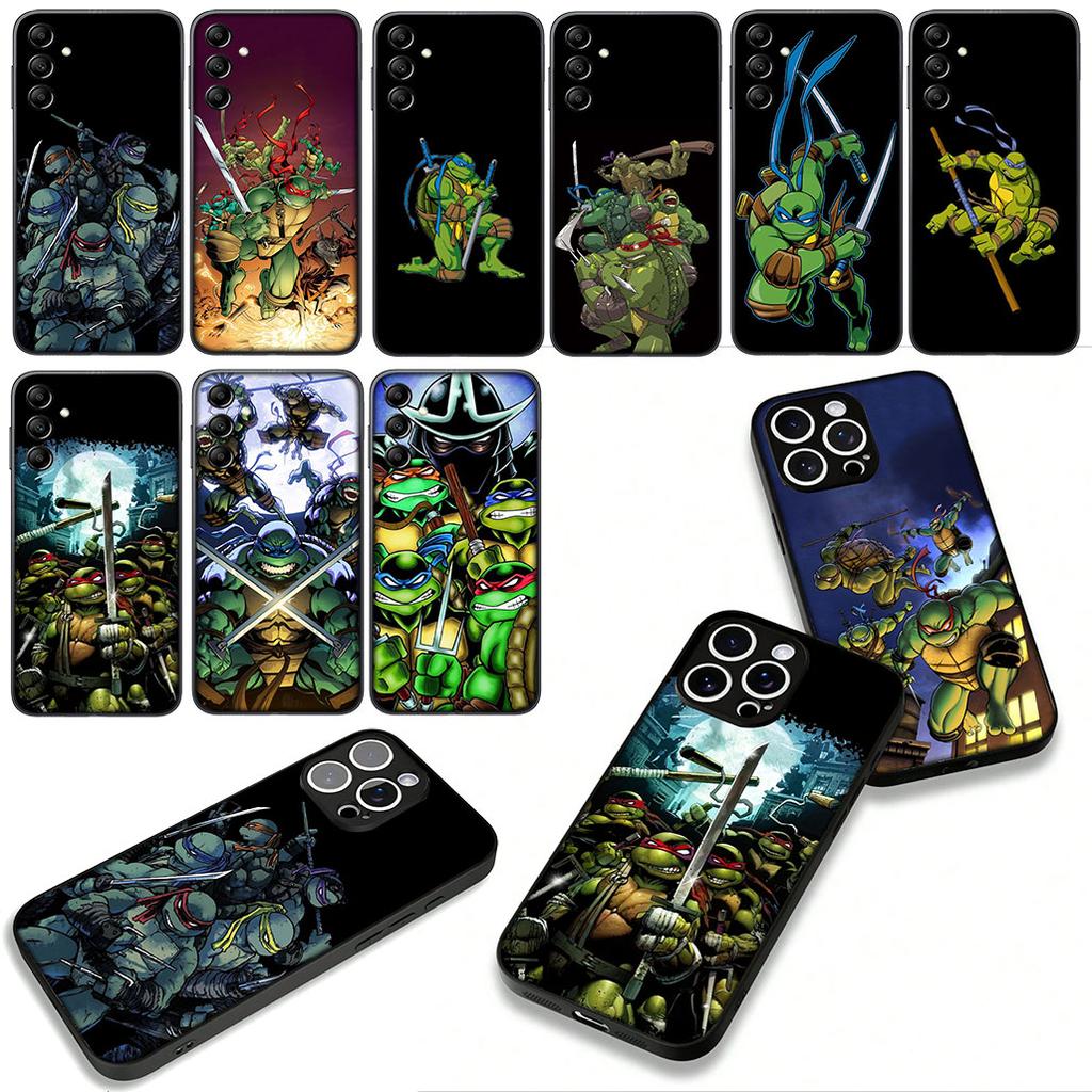 Чехол Case Ninja Comics Turtles Аниме для Apple iPhone 17 16 11 Pro XS Max SE2 XR 6 7 8 Plus 16E SE 2020 Air Phone Корпус