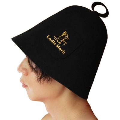 Под наблюдением YouTuber Шапка-сауна Остроконечная Высокая Шапка Мериносовая Шерсть Шерсть Глубокая Большая Теплоизолирующая Быстросохнущая Гладкая Мужская Женская Черная Белая Бежевая Большая