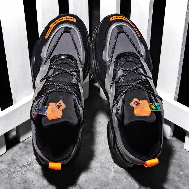 Mens High Quality Men's Non-slip TPR Rubber Soft Sole Fashion Sports Running Shoes