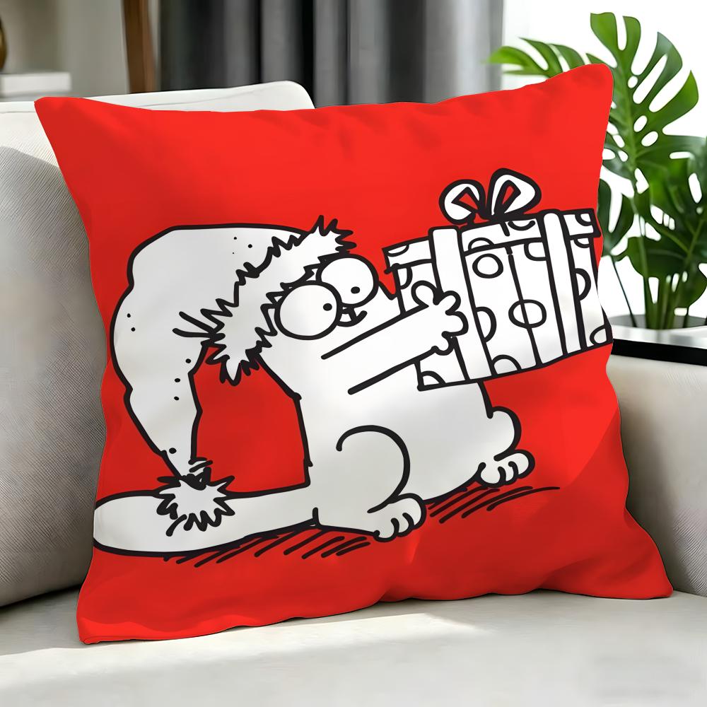 cartoon Simons Cat Cushion Cover Cushion Cover Set Pcs x x x Pillowcase Decorative Sofa Home Decor