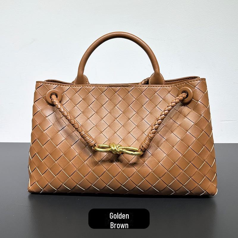 2023 Premium Genuine Leather Hand-Woven Women's Crossbody Tote & Retro Underarm Bag
