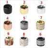 Punk Elastic Crystal Hair Ring Headband Hair Cuff Ponytail Holder