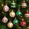 4/6cm Christmas Hanging Ball Shatterproof Xmas Tree Decoration Christmas Baubles  Party Favors