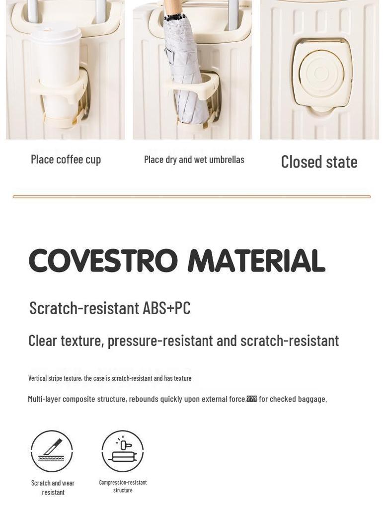 18-дюймовый легкий женский ручной багаж с кодовым замком