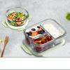 Разделяемый ланч-бокс-бэнто, пригодный для микроволновой печи