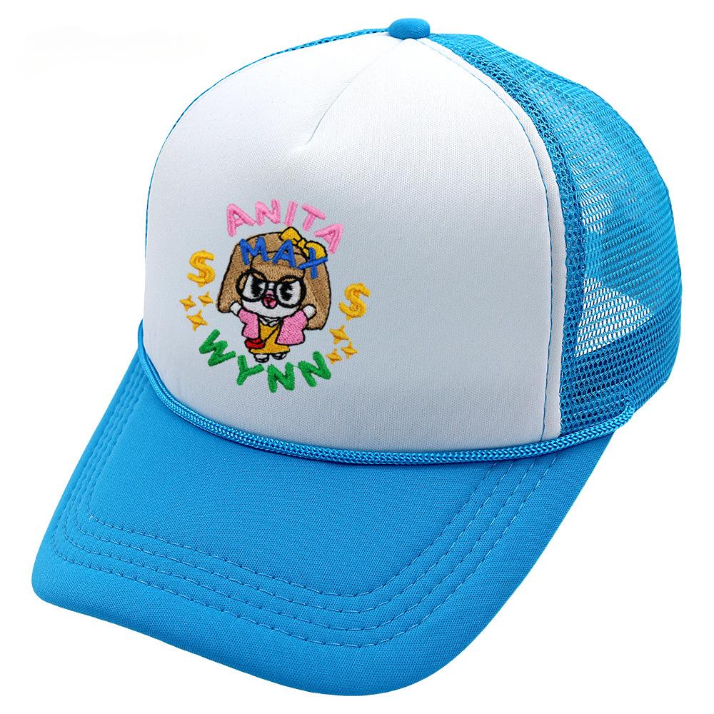 ANITA MAX WYNN Baseball Cap for Unisex Women Hip Hop Cartoon Print Mesh Hat Cute Trucker Hat Casquette Gorras Bone