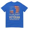 Im A Dad Grandpa And A Veteran Nothing Scares Me Veteran TShirt