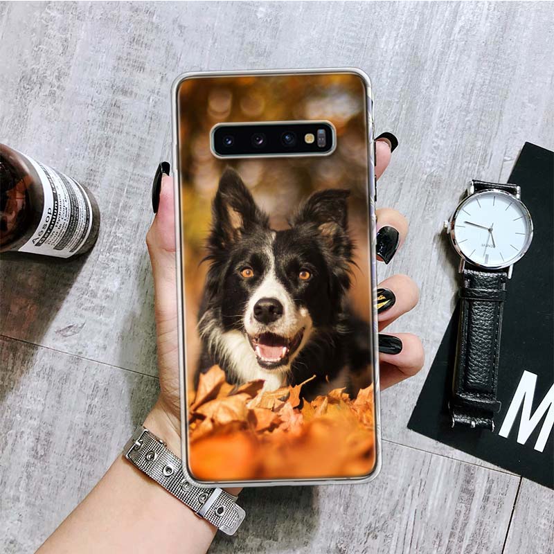 Умный чехол для телефона с бордер-колли для Samsung Galaxy S26 S25 Edge S24 S23 FE S22 Ultra S21 Plus S20 + Fundas Cover Coque Galaxy S2