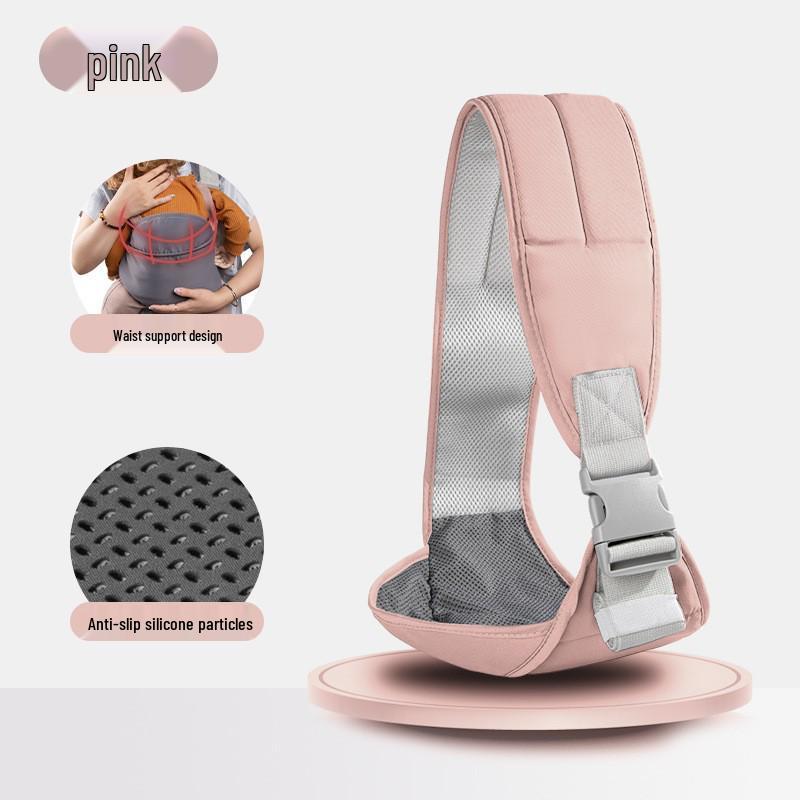 Baby Carrier: Simple Sling with Waist Stool for Newborns - Hands-Free, Portable Infant Holder