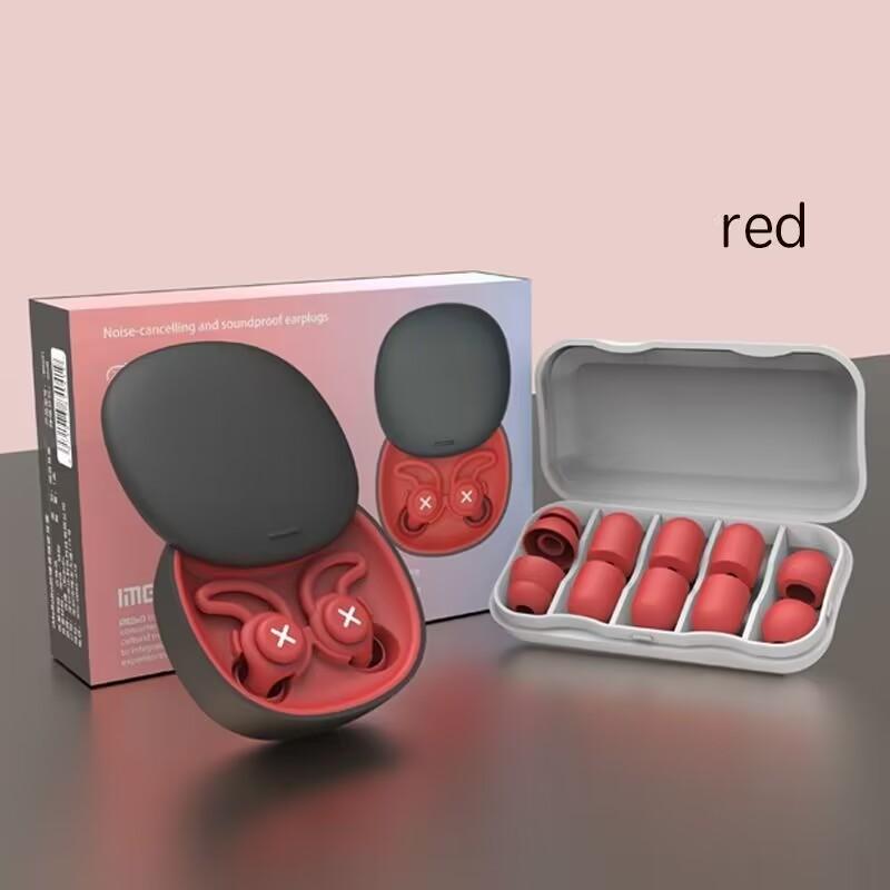Комплект затычек для ушей для снижения шума, силиконовые черные звукоизоляционные беруши с защитой от шума, беруши из пены с эффектом памяти